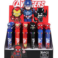 Caneta 10 cores Vingadores