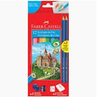 Lápis de cor Faber Castell 12 cores