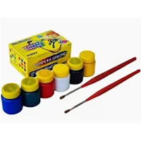 Tinta guache Acrilex 6 cores